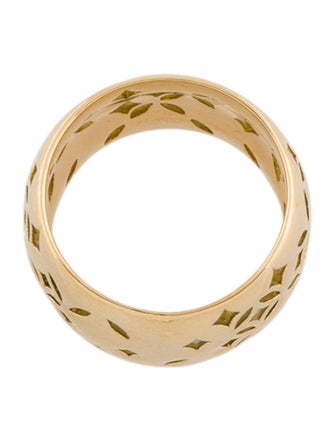 Louis Vuitton 18K Monogram Gallea Dome Ring