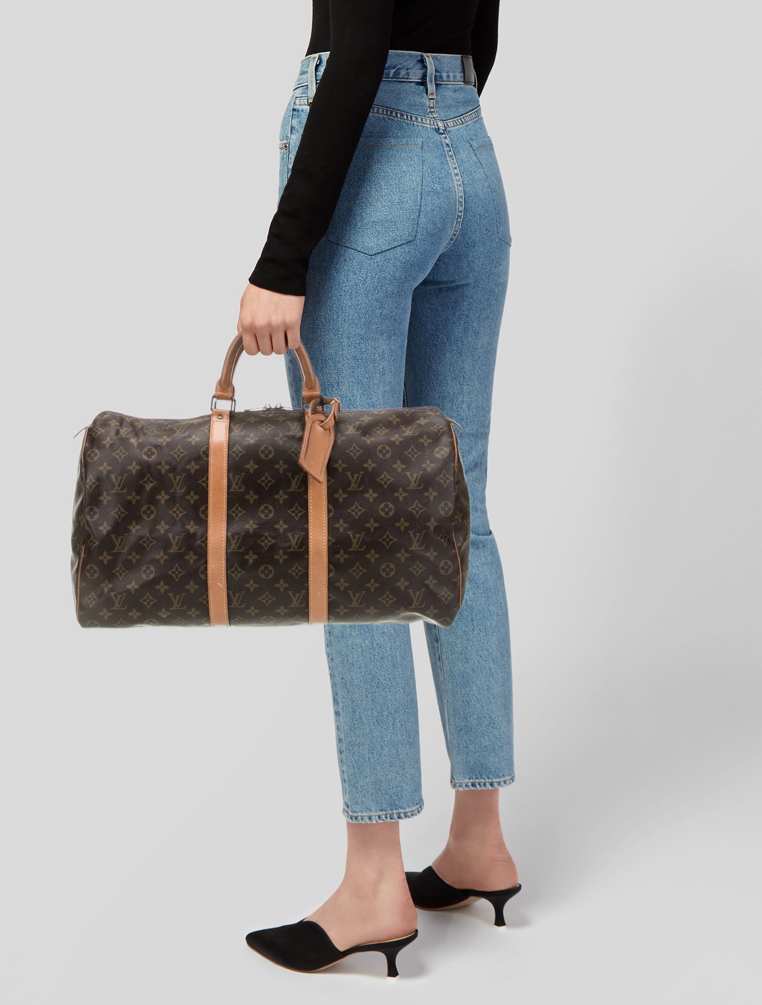 Louis Vuitton LV Monogram Keepall 50 Vintage