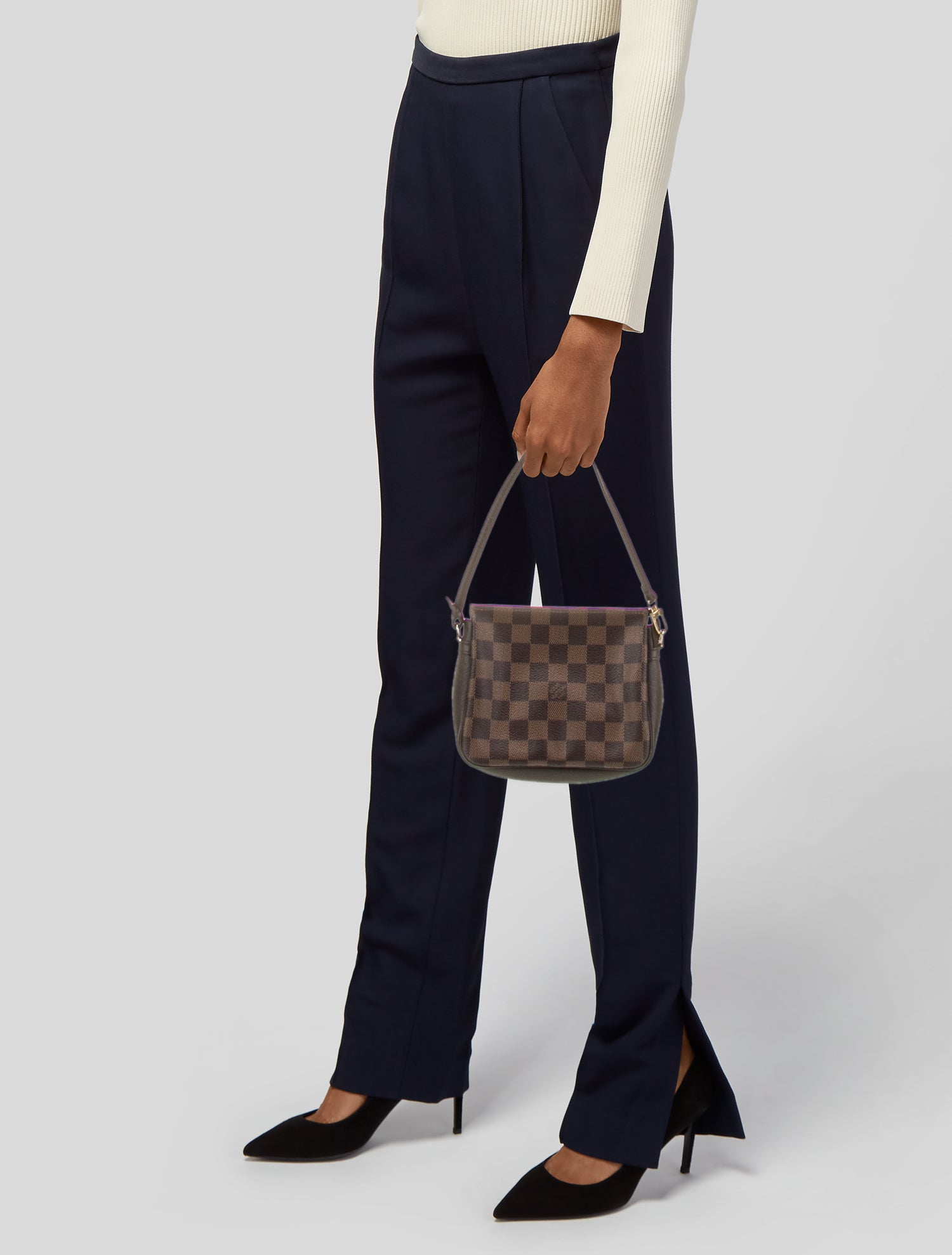 LOUIS VUITTON Trousse Damier Ebene Makeup Pochette