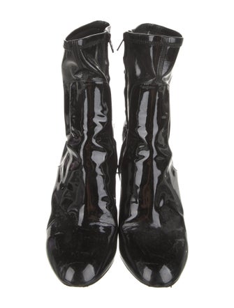Louis Vuitton Patent Leather Sock Boots