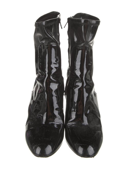 Louis Vuitton Patent Leather Sock Boots