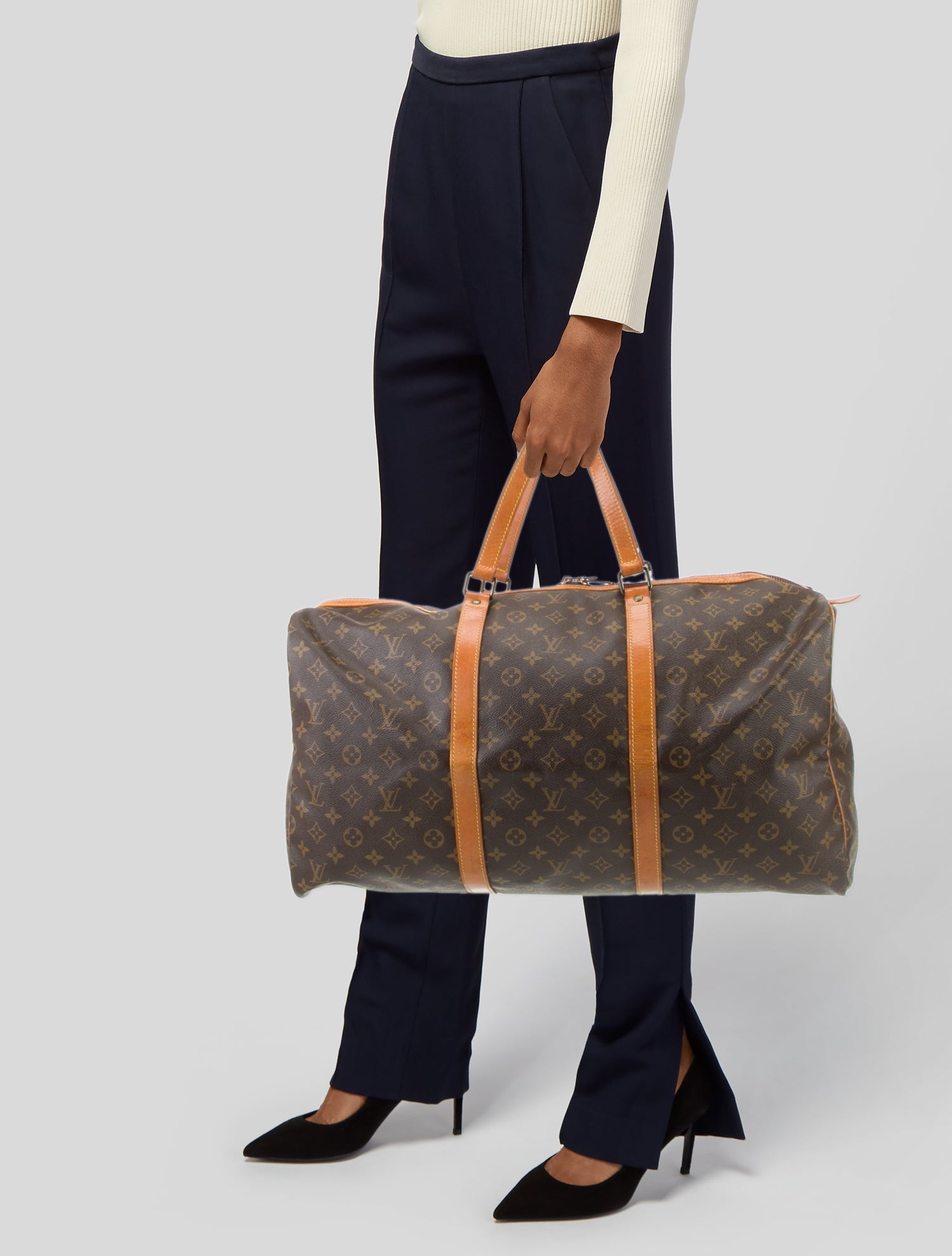 Louis Vuitton LV Monogram Sac Souple 55 Vintage