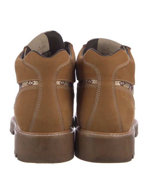 Louis Vuitton LV Monogram Suede Hiking Boots