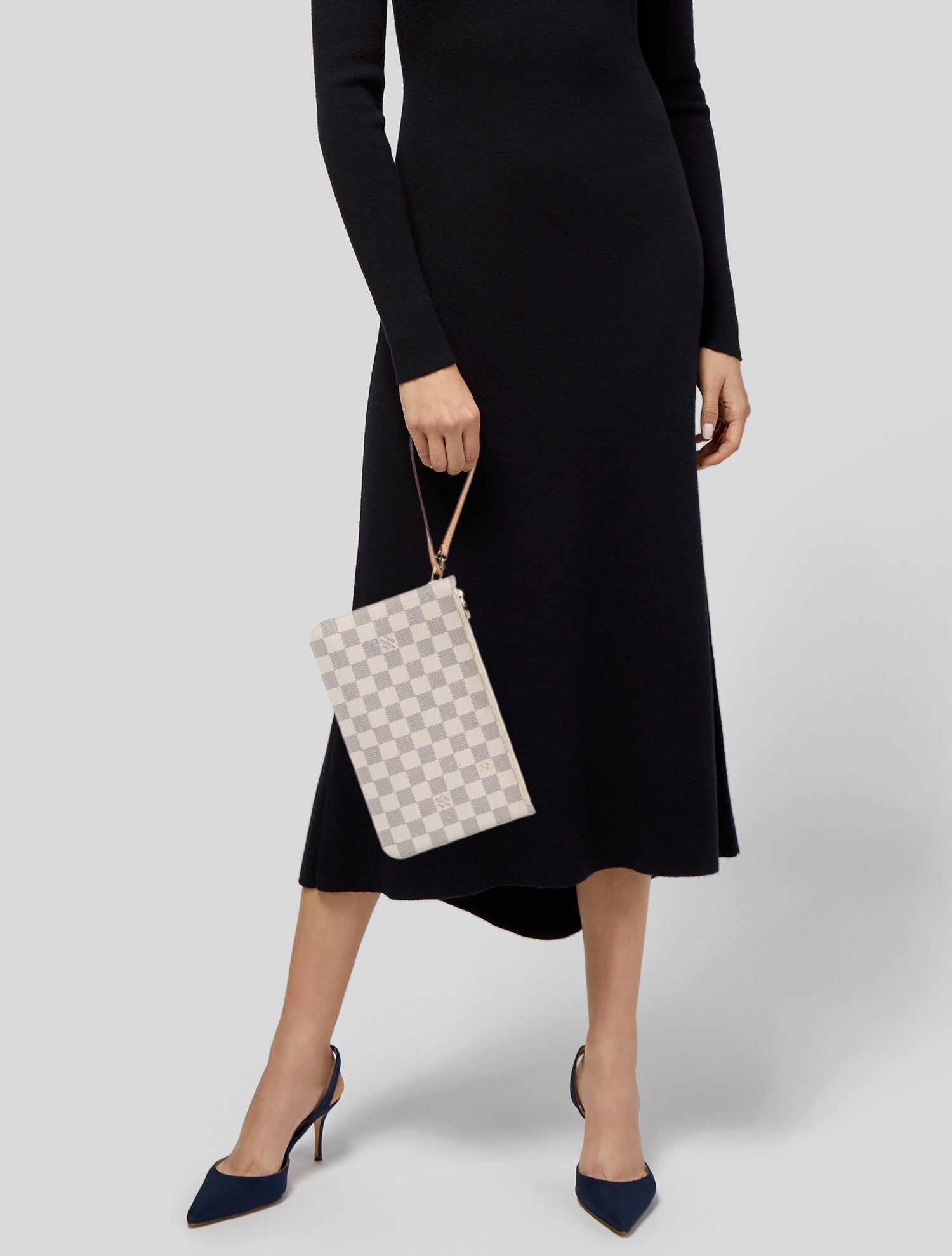 Louis Vuitton Damier Azur Neverfull Pouch