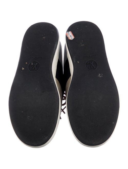 Louis Vuitton Leather Colorblock Pattern Mules