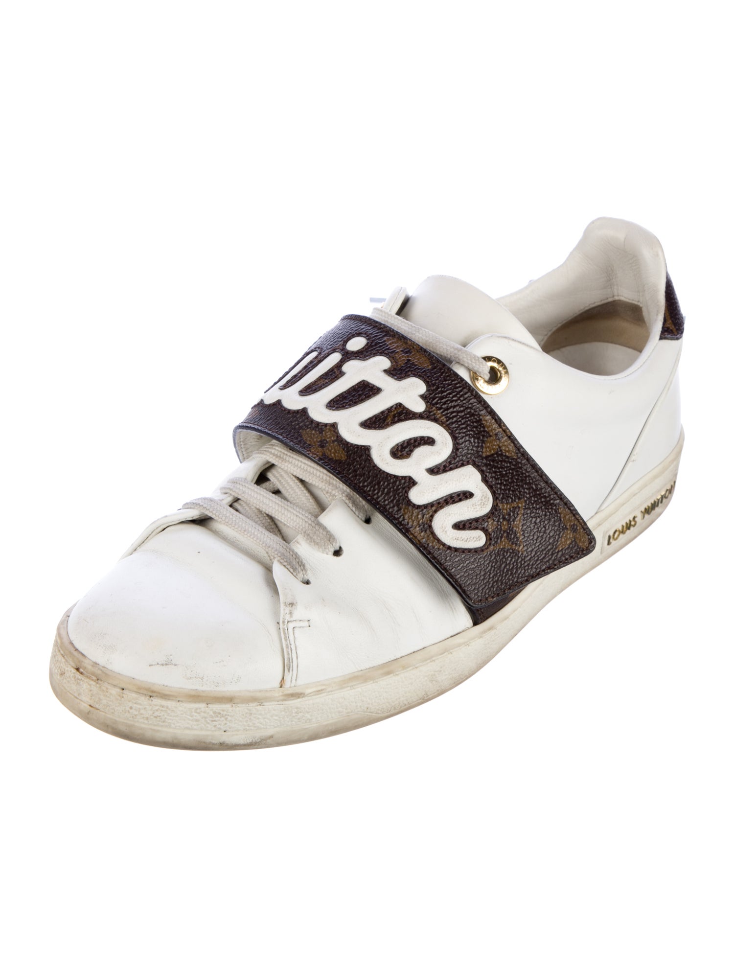 Louis Vuitton Monogram Idylle Pattern Leather Sneakers