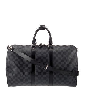 Louis Vuitton Carry-Ons Damier Graphite Keepall Bandoulière 45