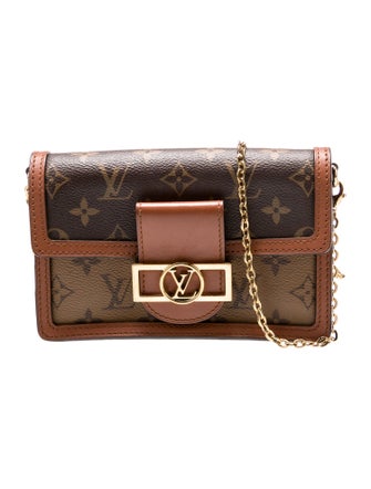 Louis Vuitton Monogram Reverse Dauphine Chain Wallet