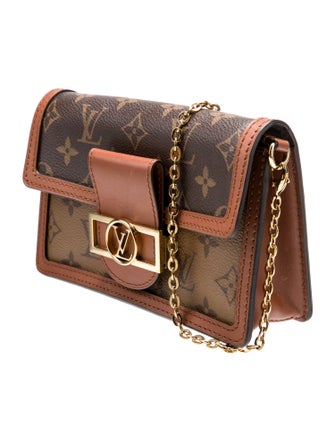 Louis Vuitton Monogram Reverse Dauphine Chain Wallet