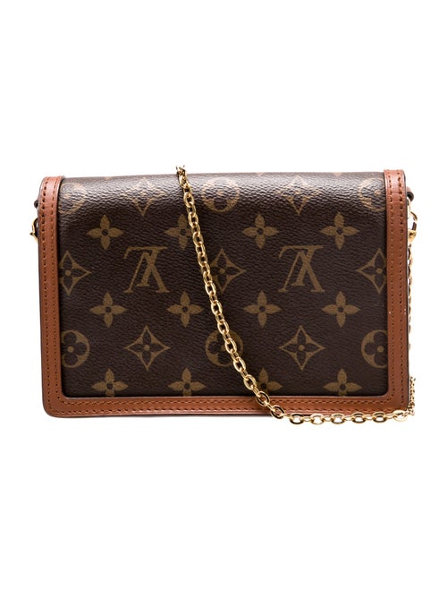 Louis Vuitton Monogram Reverse Dauphine Chain Wallet