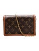 Louis Vuitton Monogram Reverse Dauphine Chain Wallet