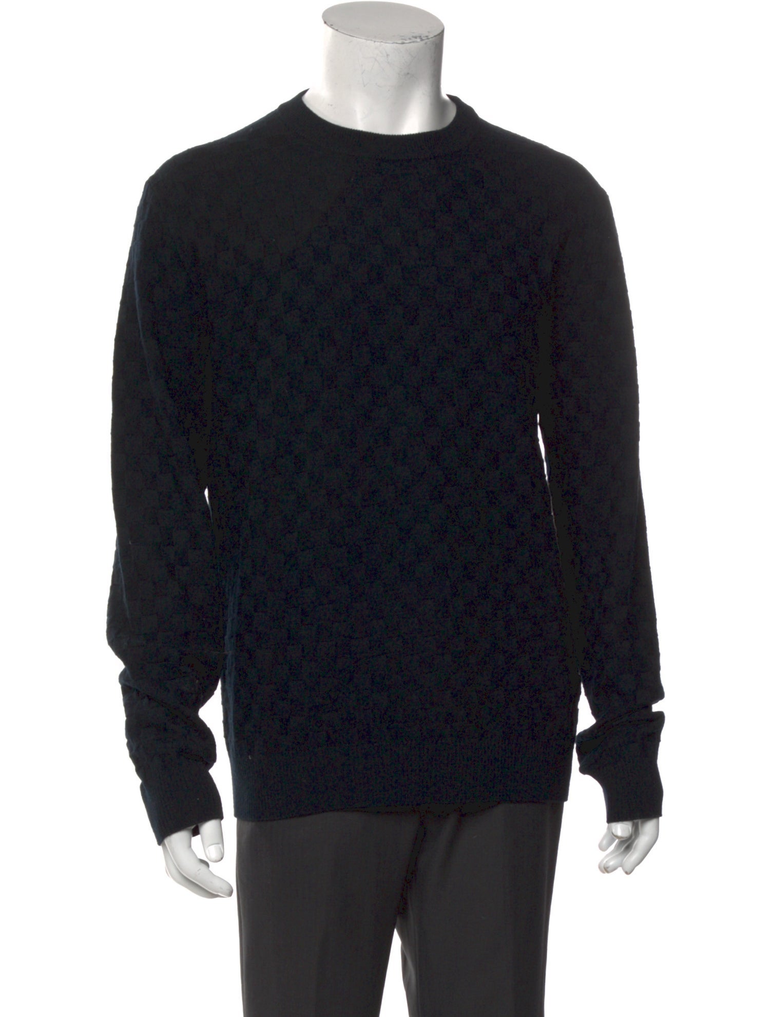 Louis Vuitton 2020 Damier Graphite Pattern Pullover