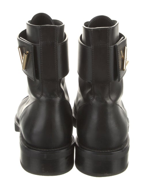 Louis Vuitton Leather Combat Boots
