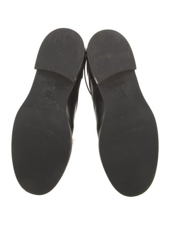 Louis Vuitton Leather Combat Boots