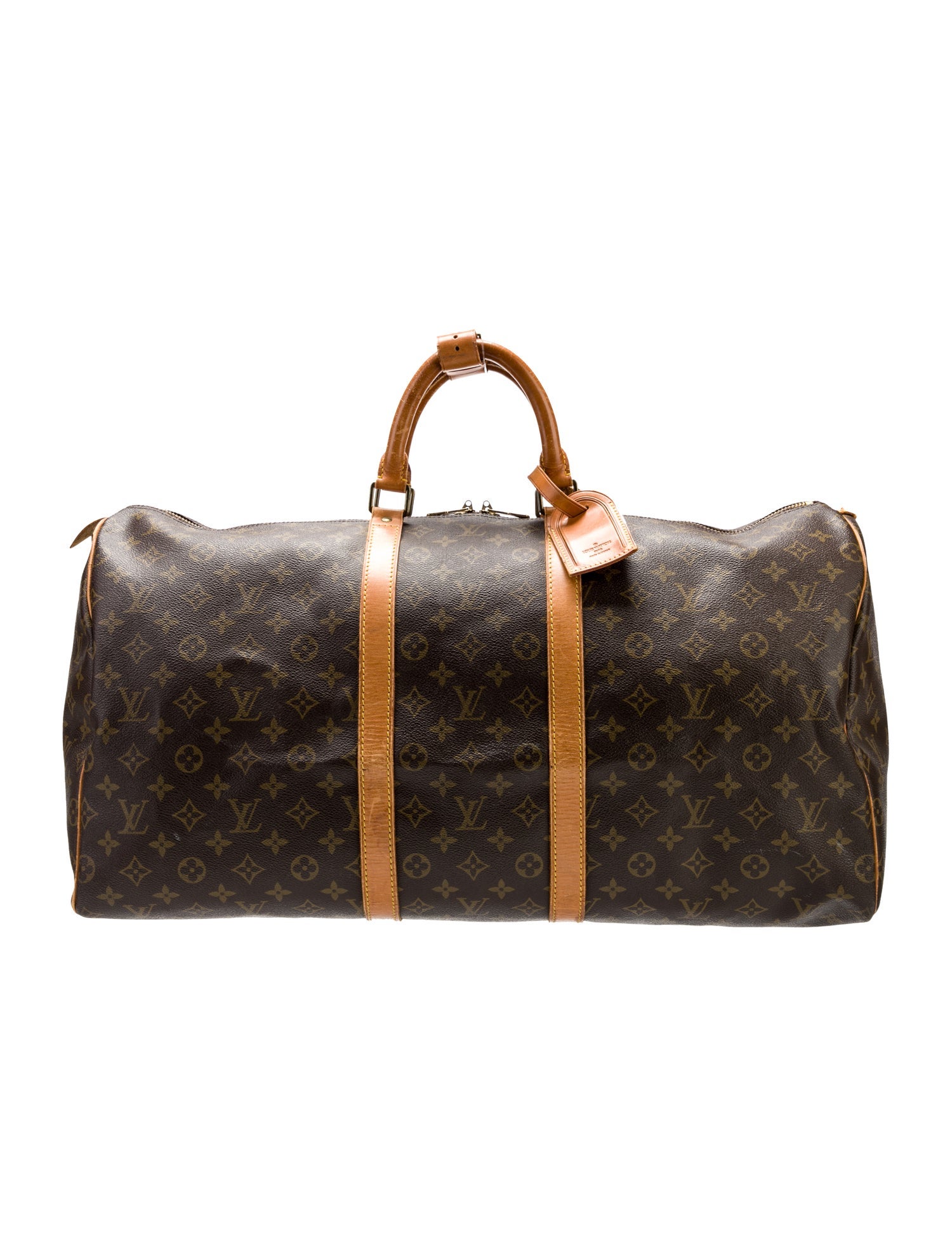 Louis Vuitton Coated Canvas Keepall 55