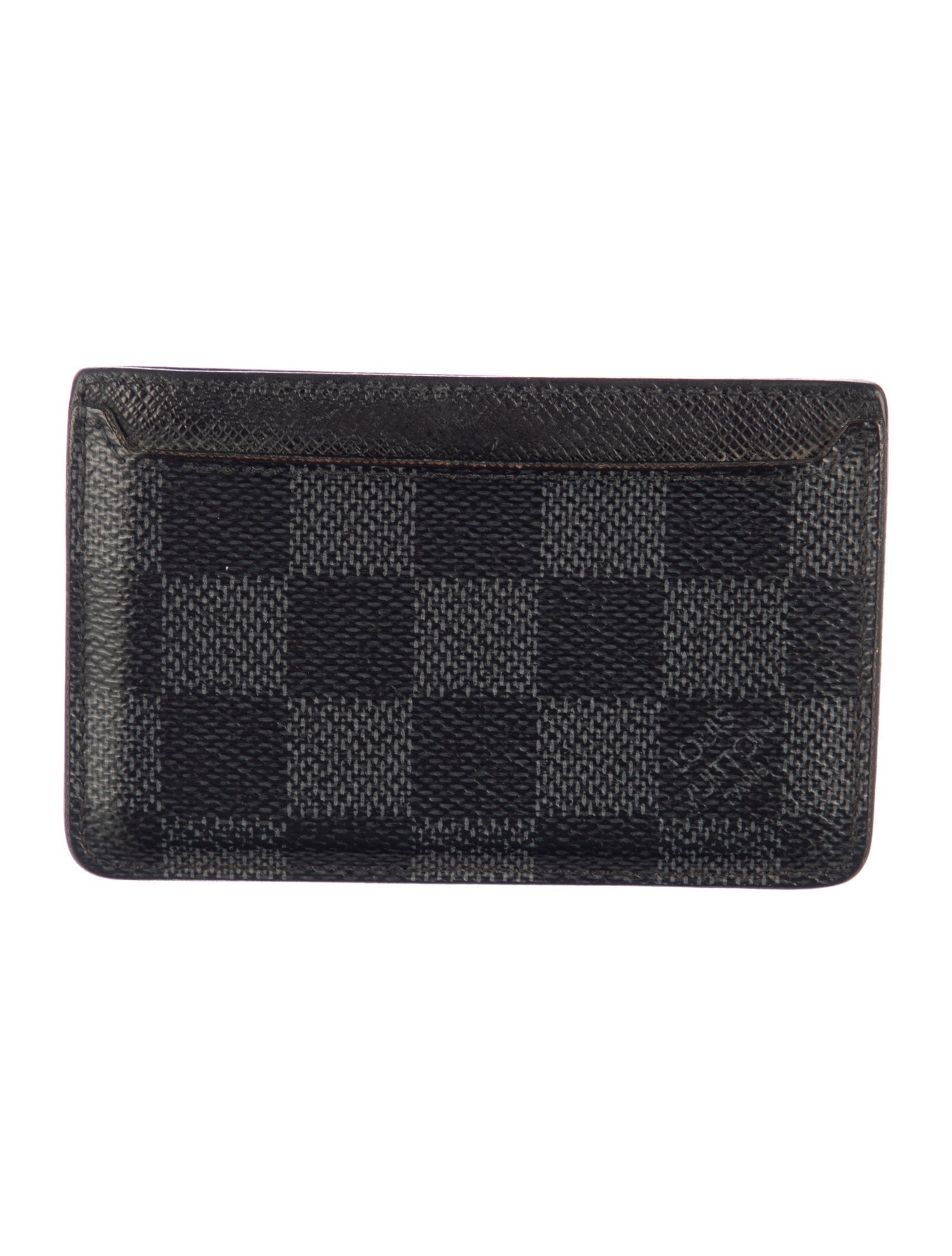 Louis Vuitton 2012 Damier Graphite Pattern Card Case