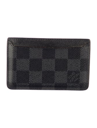 Louis Vuitton 2012 Damier Graphite Pattern Card Case