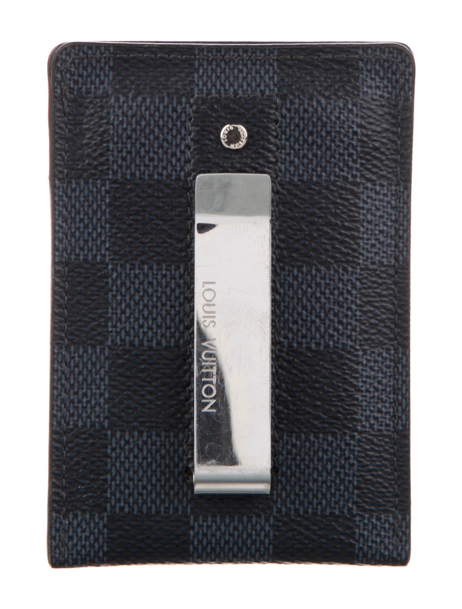 Louis Vuitton 2015 Damier Graphite Pattern Card Holder