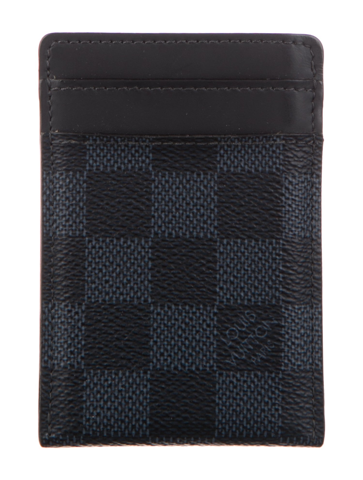 Louis Vuitton 2015 Damier Graphite Pattern Card Holder