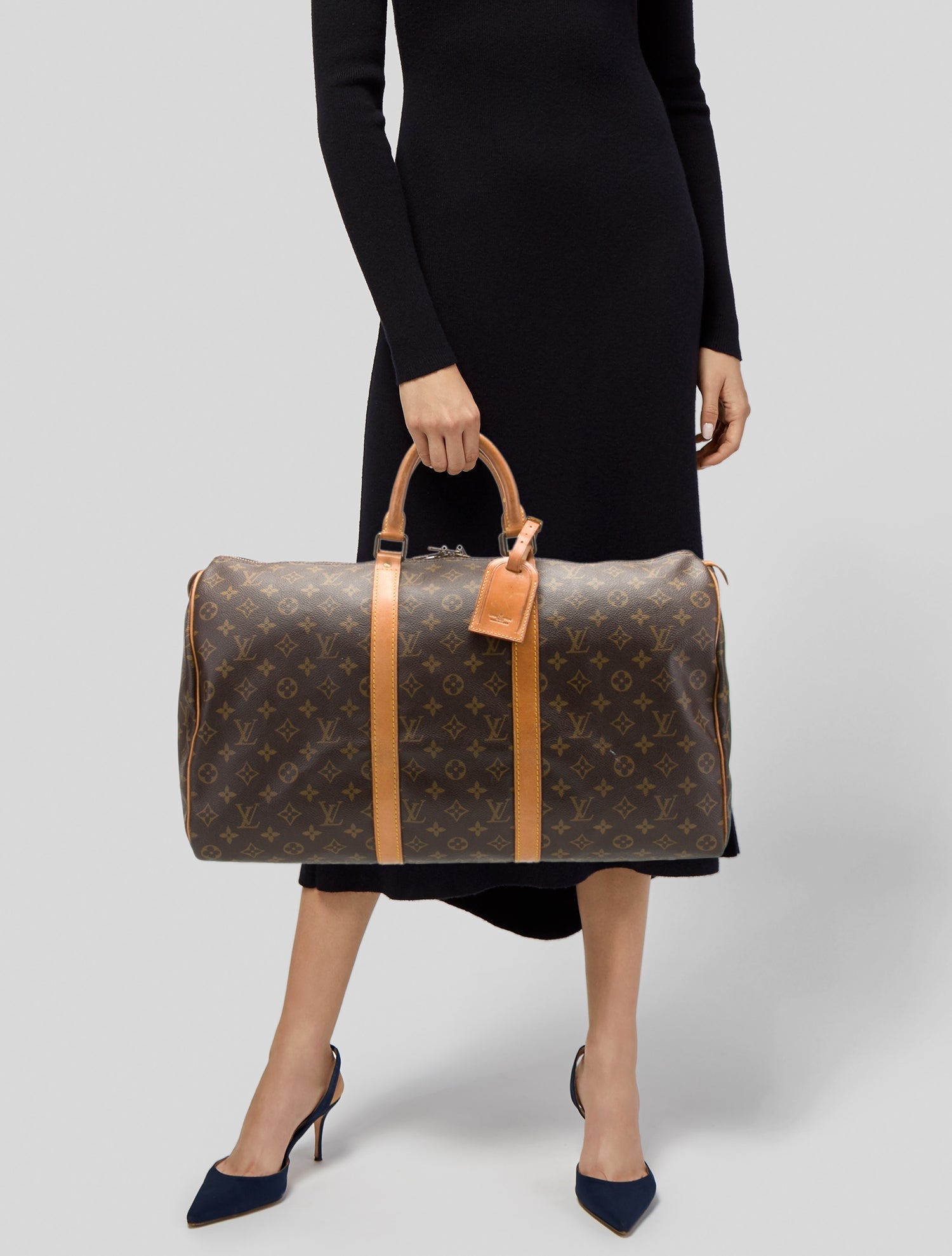 Louis Vuitton LV Monogram Keepall 50 Vintage