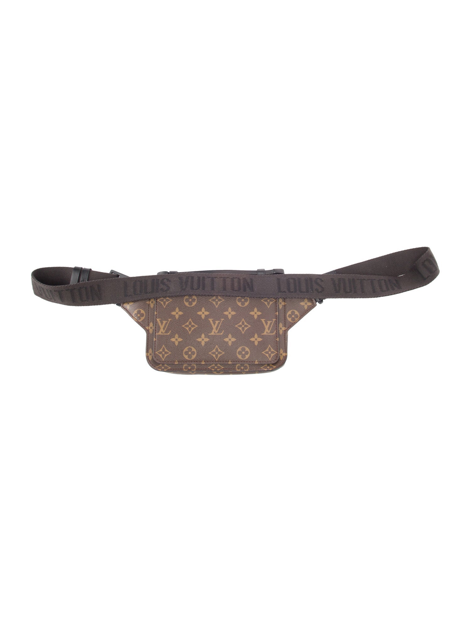 Louis Vuitton Coated Canvas Macassar S Lock