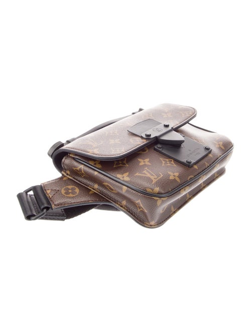 Louis Vuitton Coated Canvas Macassar S Lock