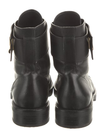 Louis Vuitton Leather Combat Boots