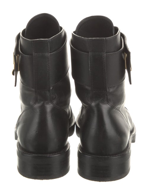 Louis Vuitton Leather Combat Boots
