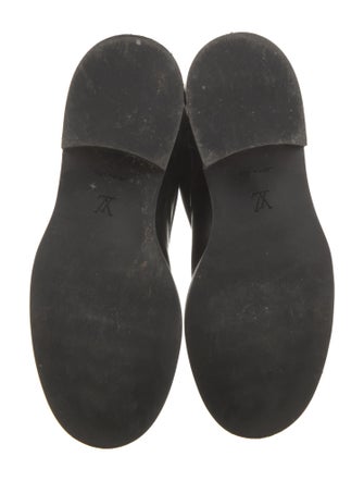 Louis Vuitton Leather Combat Boots
