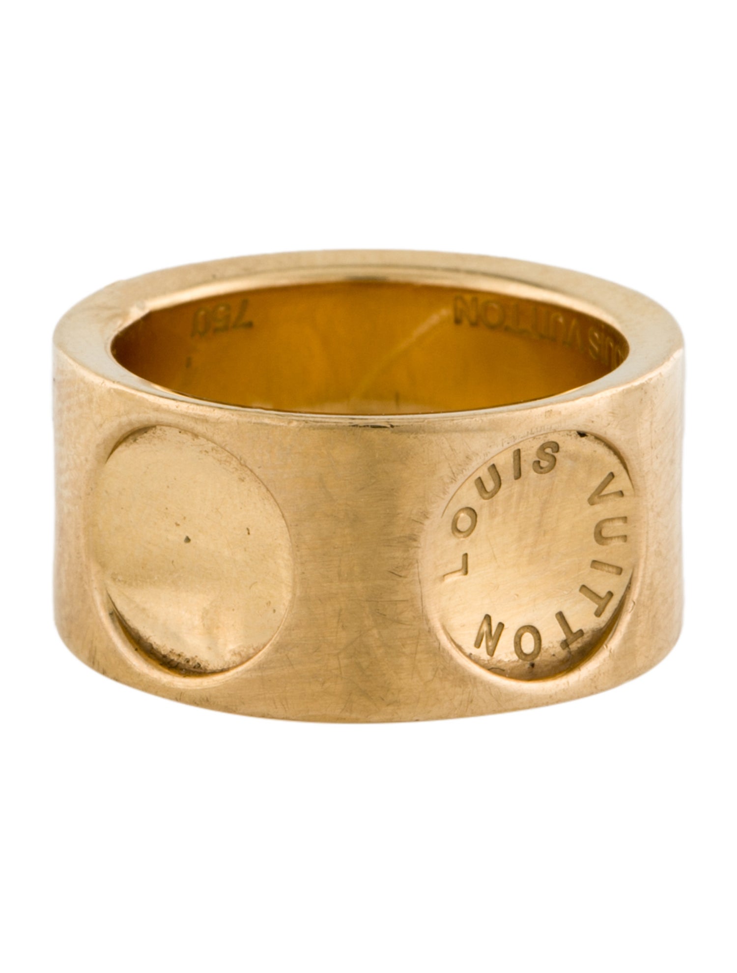 Louis Vuitton 18K Large Empreinte Ring