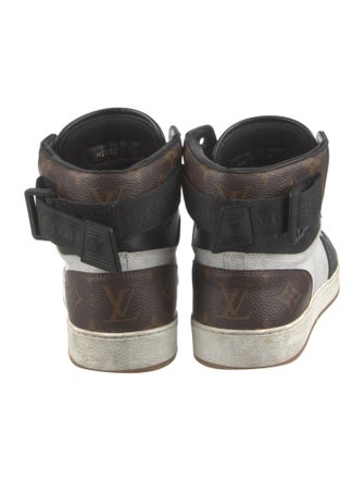Louis Vuitton LV Monogram Leather Trim Embellishment Sneakers