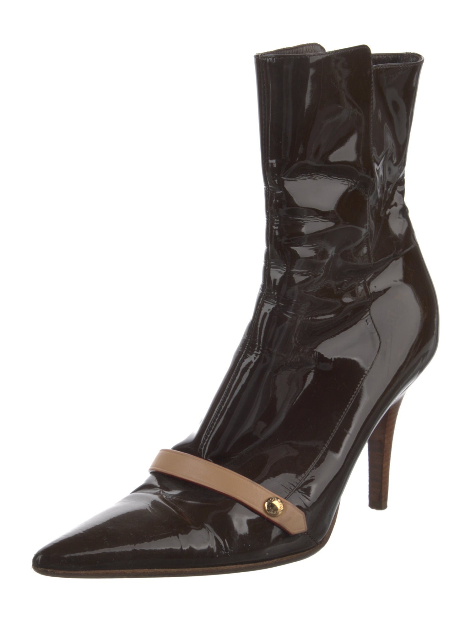 Louis Vuitton Patent Leather Boots