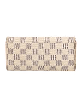 Louis Vuitton Damier Azur Pattern Continental Wallet
