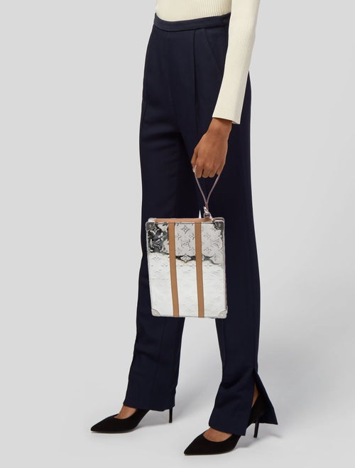 Louis Vuitton Miroir Patent Leather Trunk Pouch