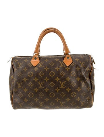 Louis Vuitton Handle Bags Monogram Speedy