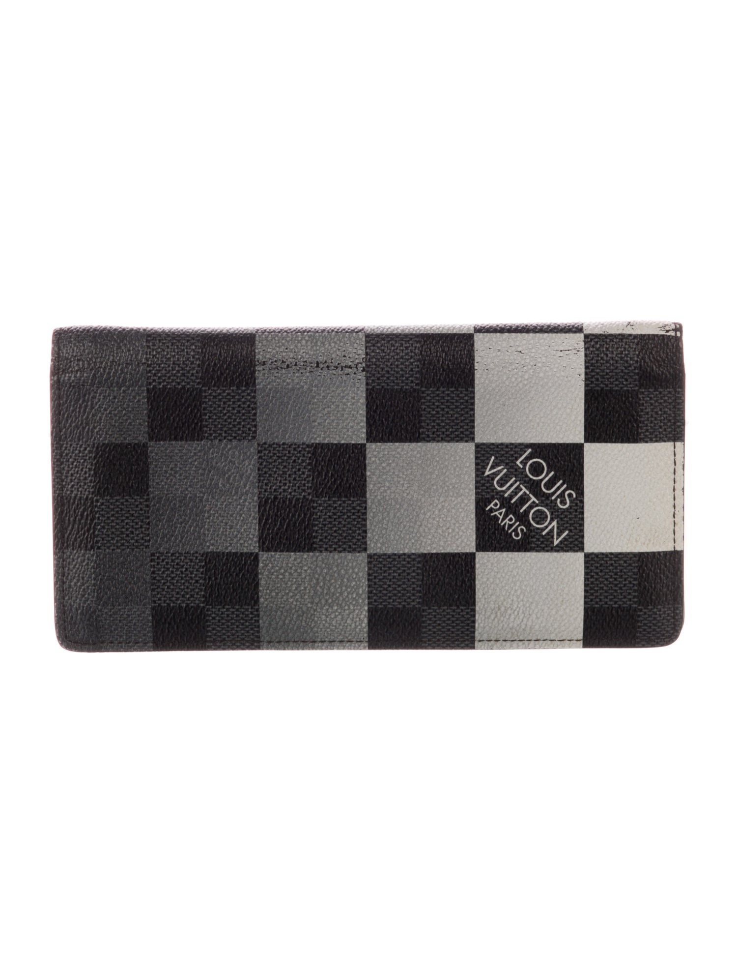 Louis Vuitton 2020 Damier Graphite Pattern Brazza Wallet