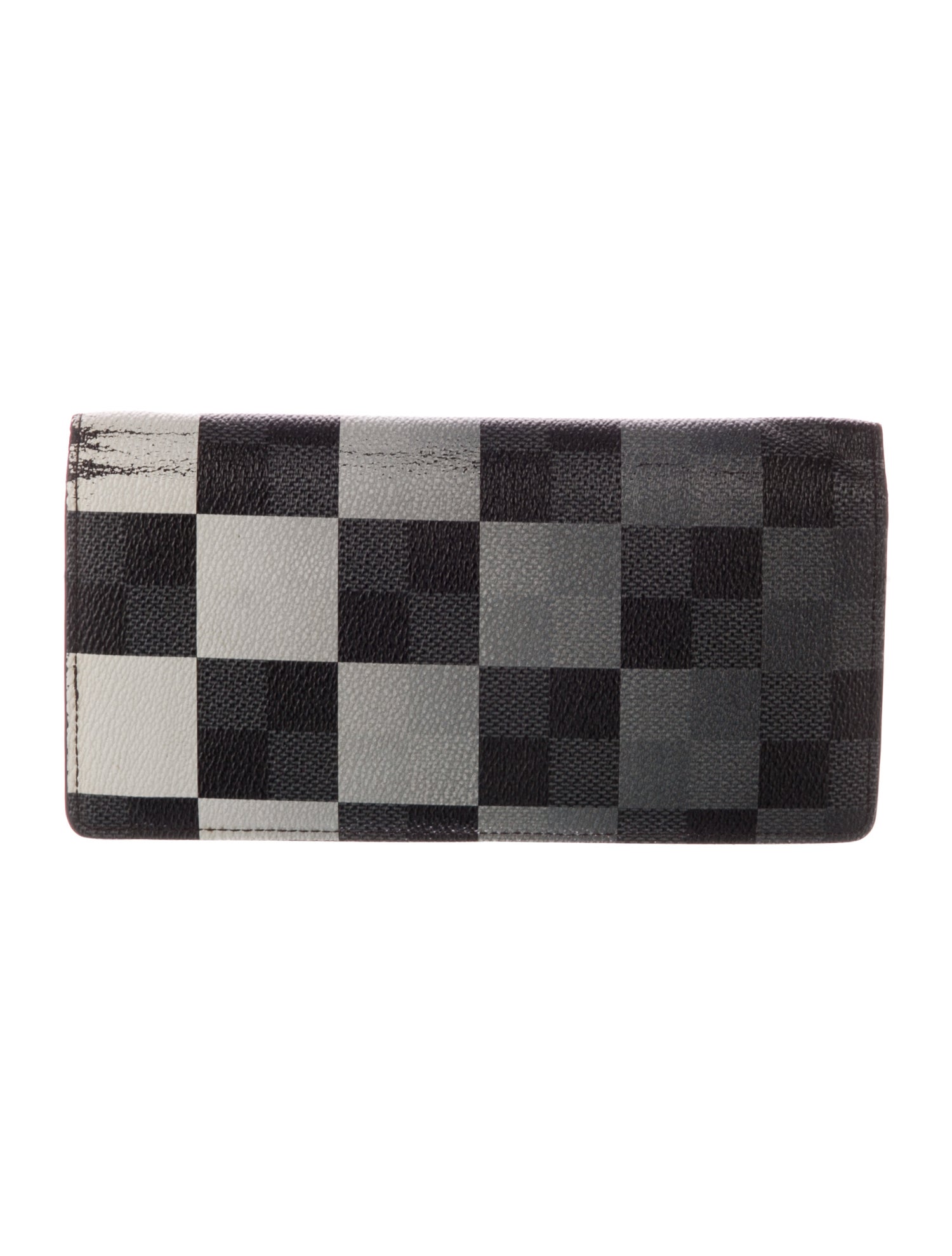 Louis Vuitton 2020 Damier Graphite Pattern Brazza Wallet