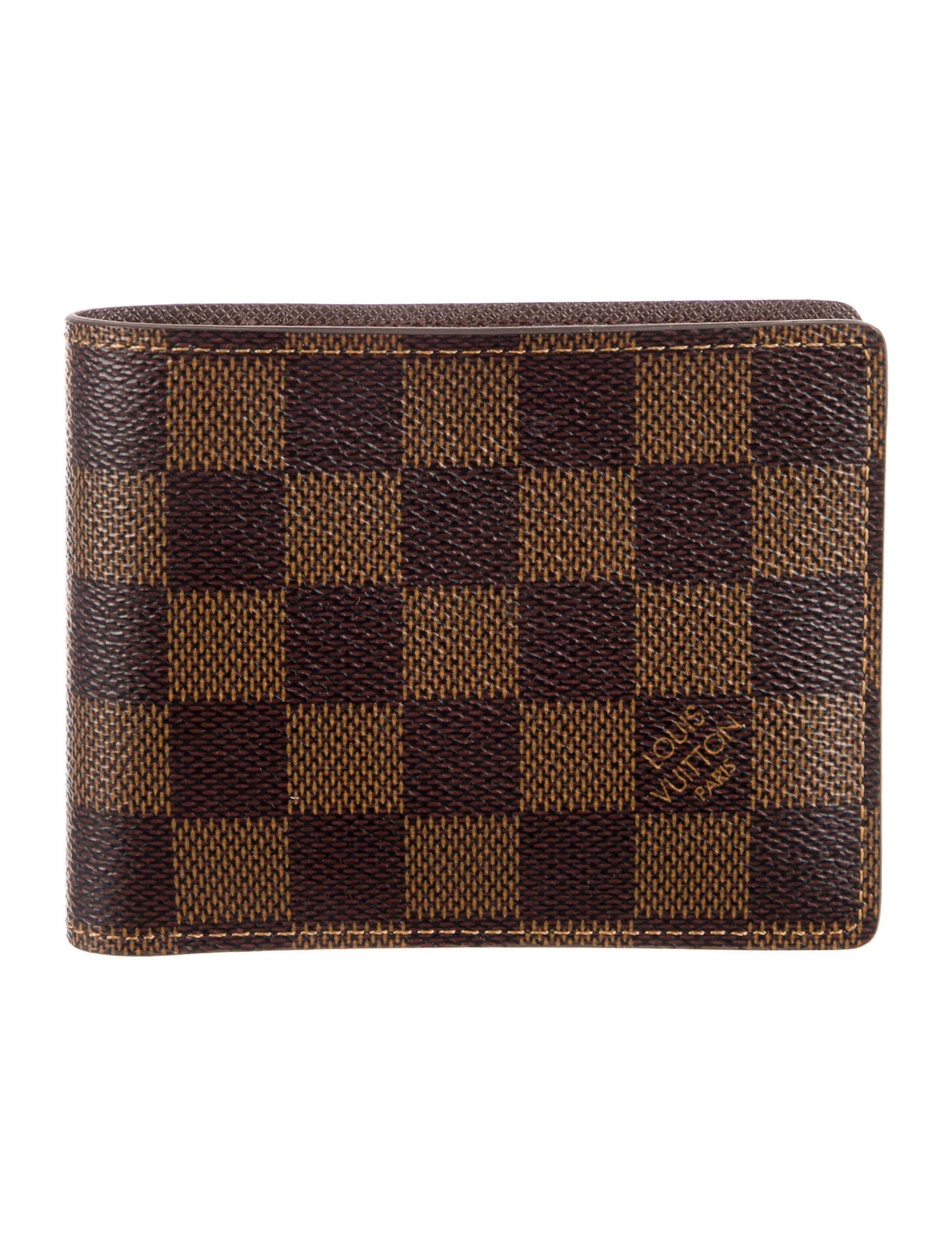 Louis Vuitton 2014 Damier Ebene Pattern Multiple Wallet