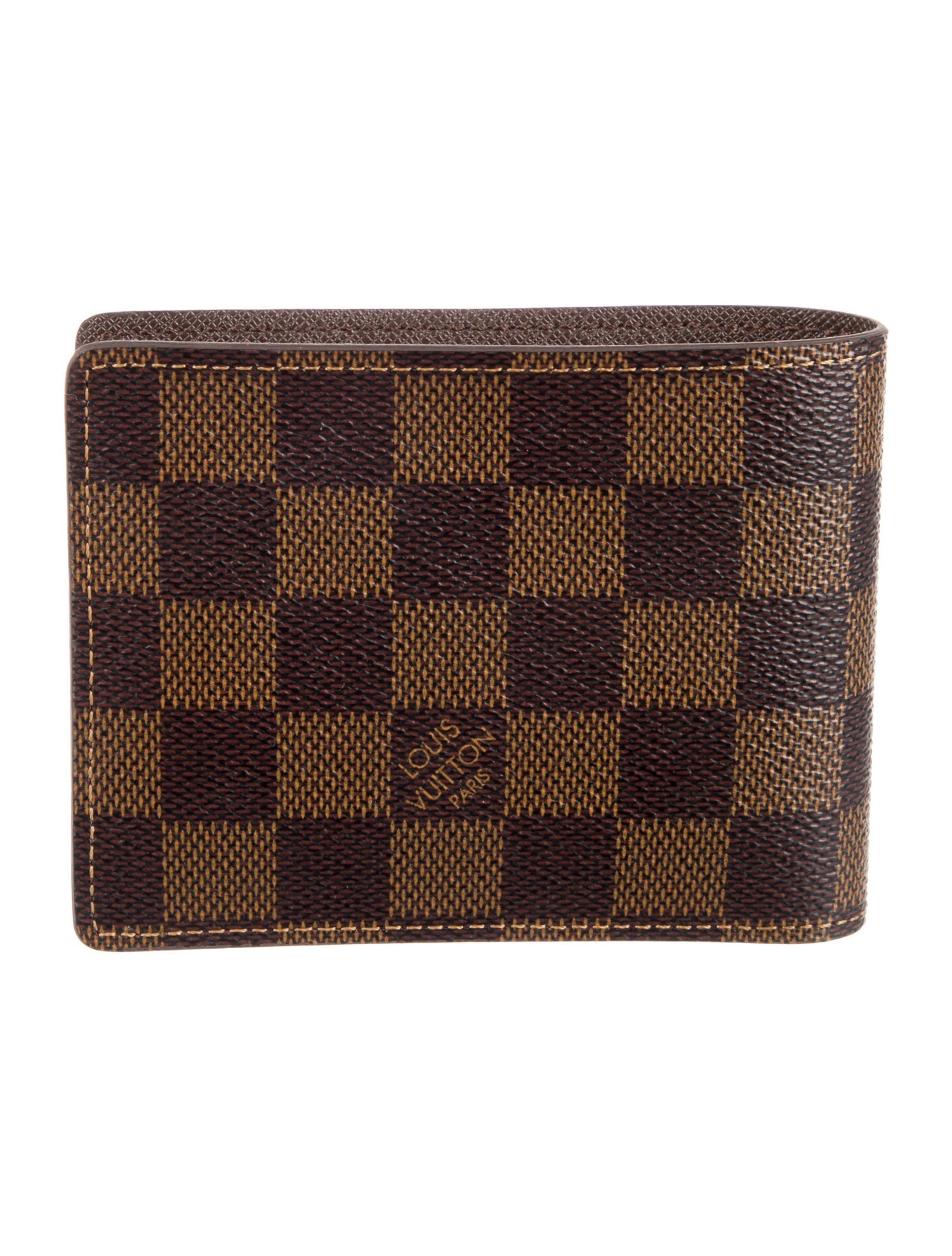 Louis Vuitton 2014 Damier Ebene Pattern Multiple Wallet