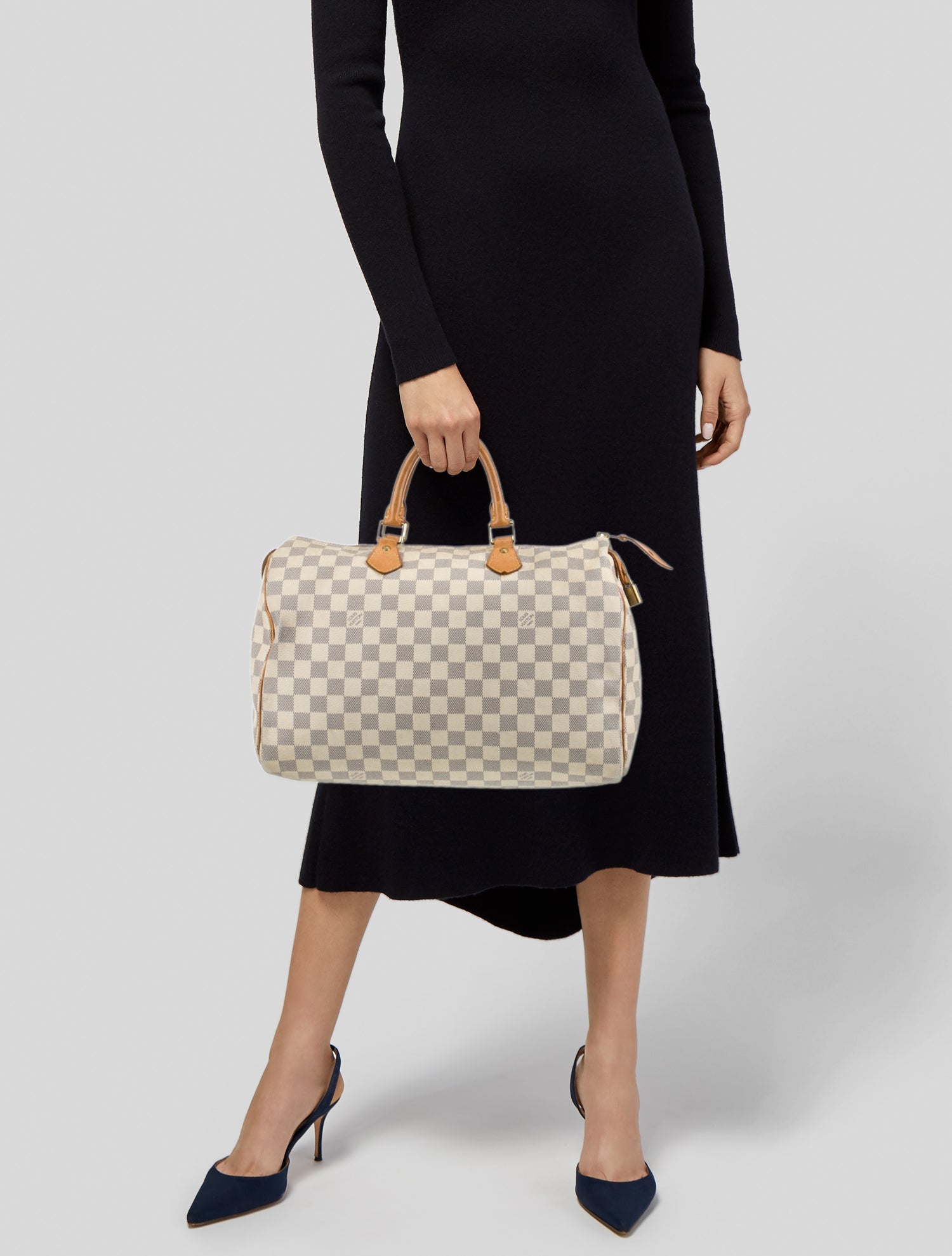 Louis Vuitton Coated Canvas Speedy 35