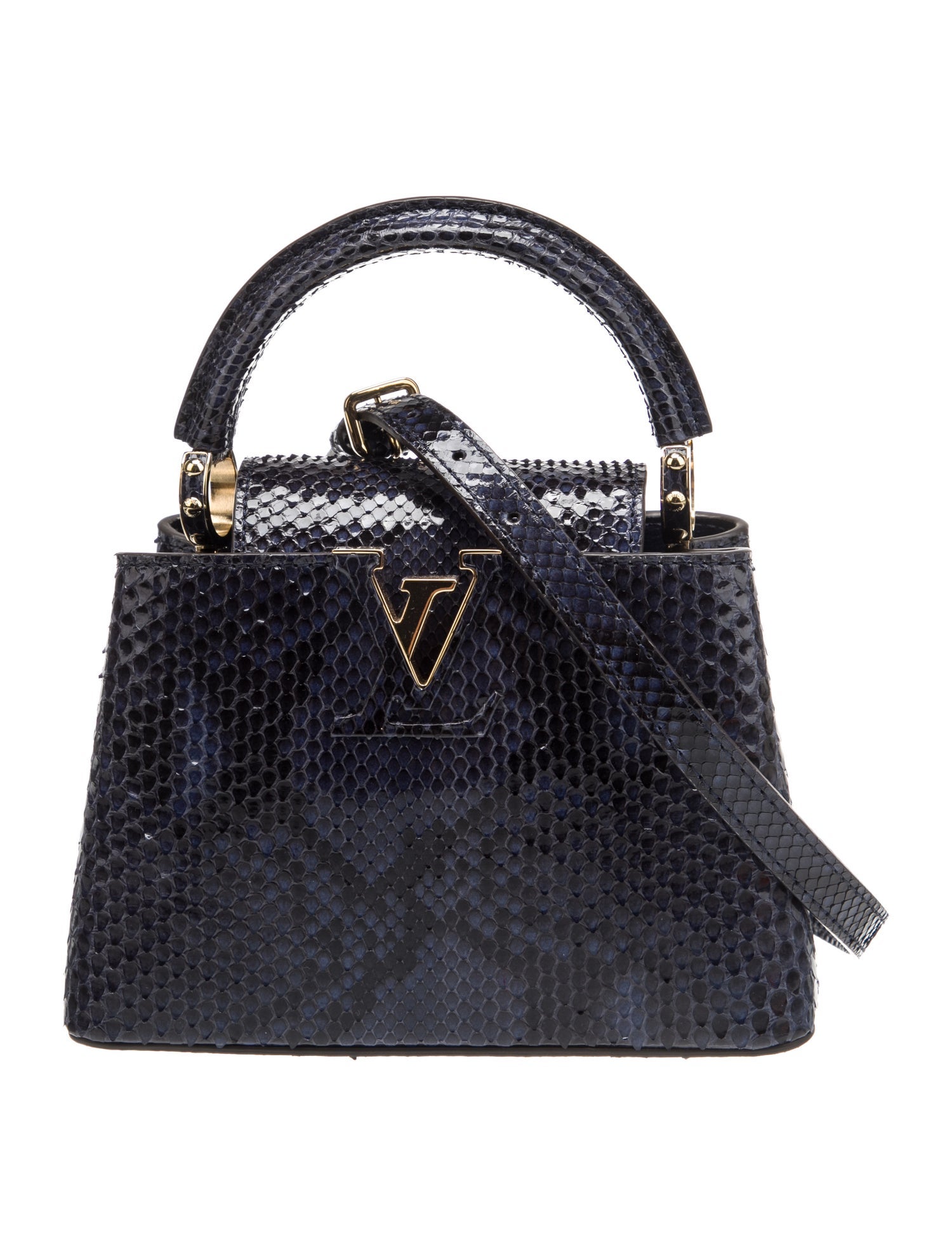 Louis Vuitton Python Capucines Mini