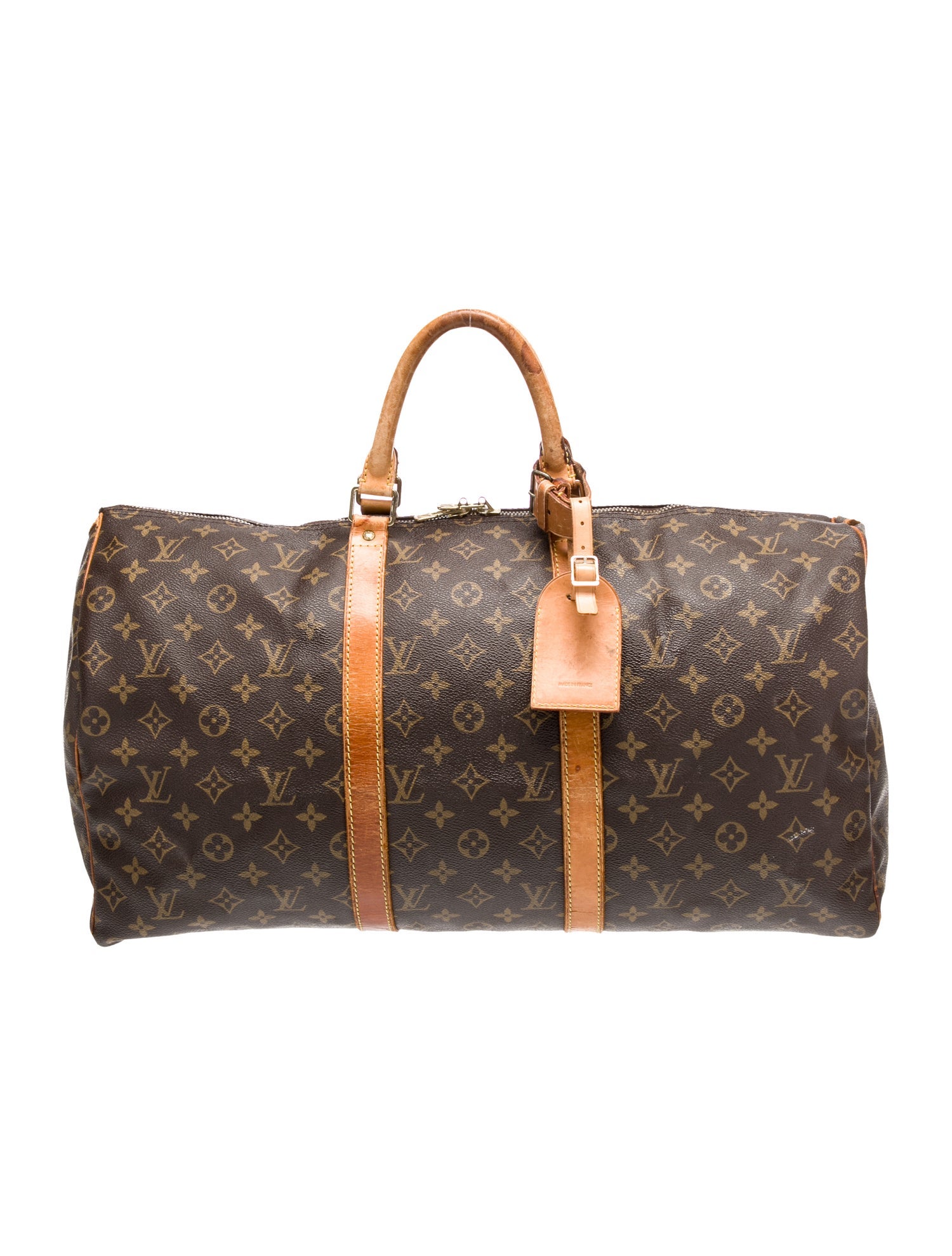 Louis Vuitton Coated Canvas Keepall 50