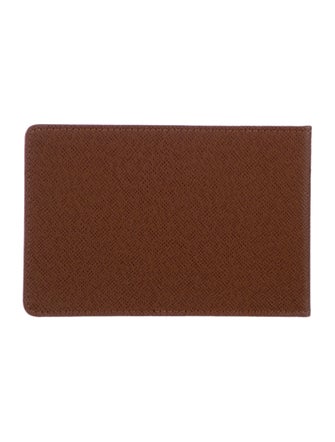 Louis Vuitton 2004 Taiga Leather Porte-Trésor Étui Papier Wallet