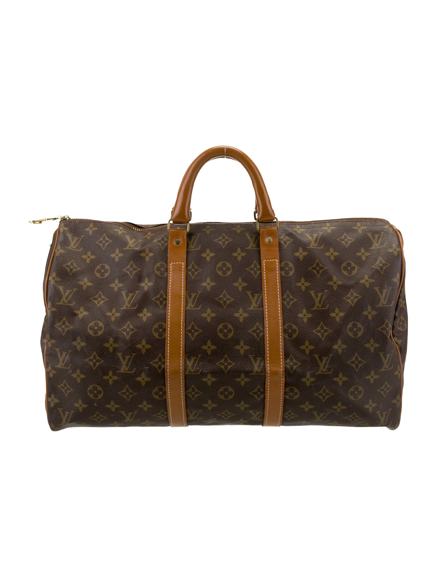 Louis Vuitton Coated Canvas Keepall 45