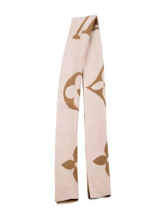 Louis Vuitton LV Medallion Wool Scarf
