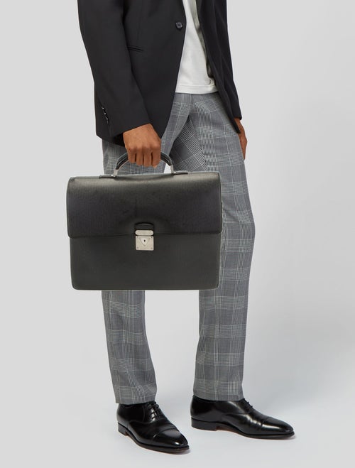 Louis Vuitton Taiga Leather Briefcase