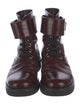 Louis Vuitton Embossed Leather Combat Boots