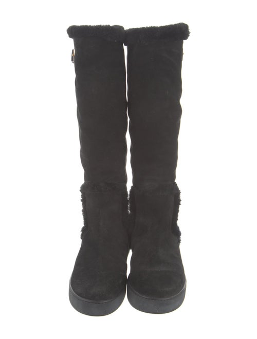 Louis Vuitton LV Monogram Suede Snow Boots