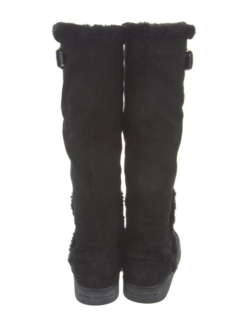 Louis Vuitton LV Monogram Suede Snow Boots