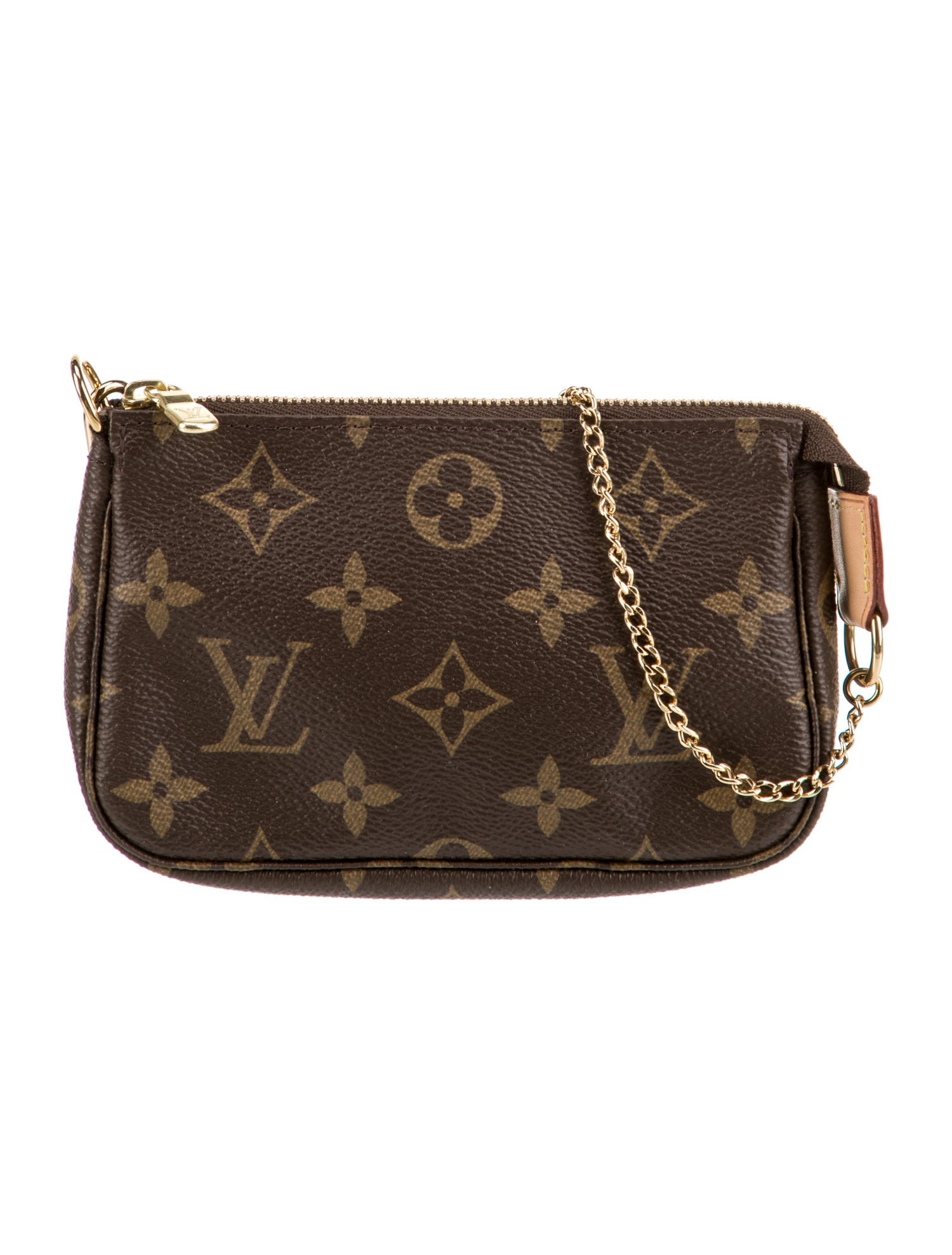 Louis Vuitton Coated Canvas Pochette Accessoires Mini
